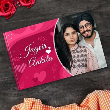 Custom Printed Lovely Couple Photo Book Album