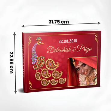 Personalized Wedding Photo Album Printing Design Ideas for Couple