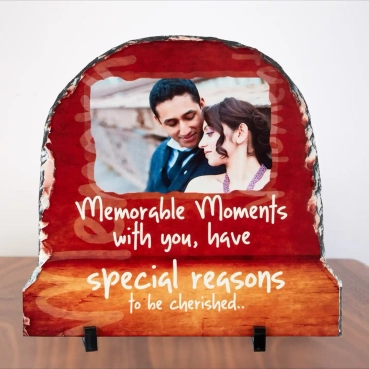 Customised Printable Photo Stone Plaque 30x30cm