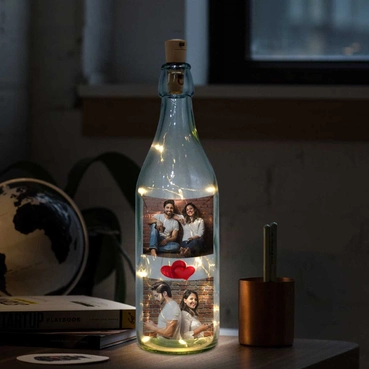 Personalised LED Bottle Lamp