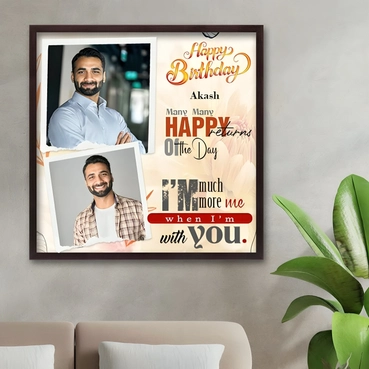 Photo Frame for Boy Friend Birthday