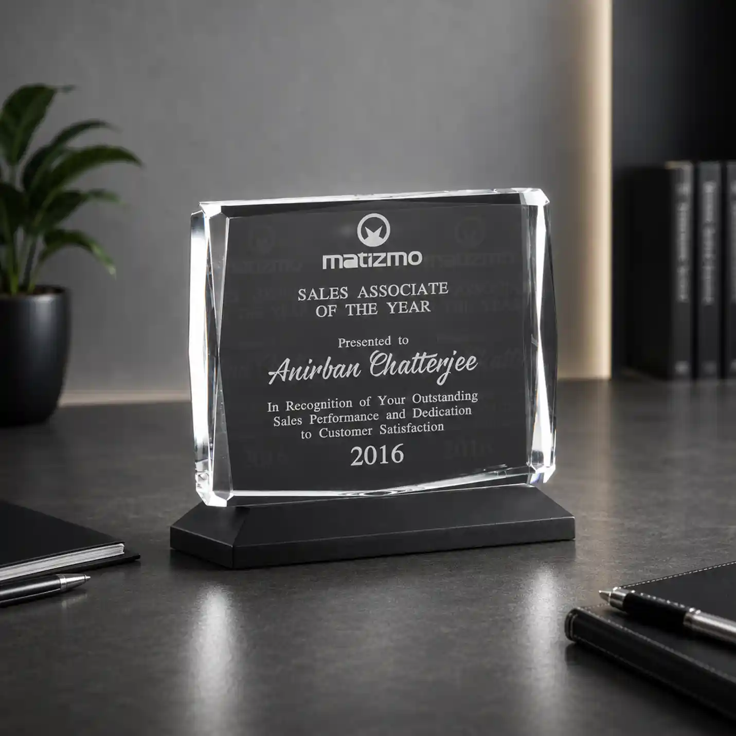 Personalized 3D Crystals Awards