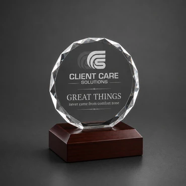 Laser Engraved 3D crystal