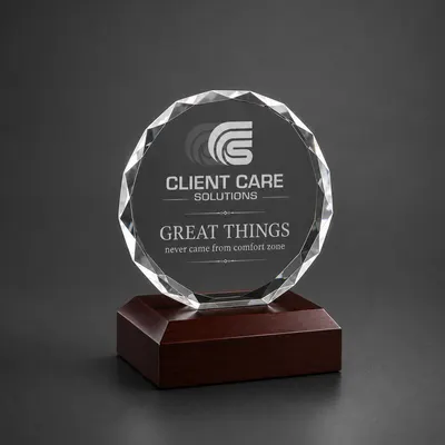 Laser Engraved 3D crystal