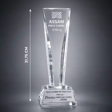 Corporate Crystal Trophy